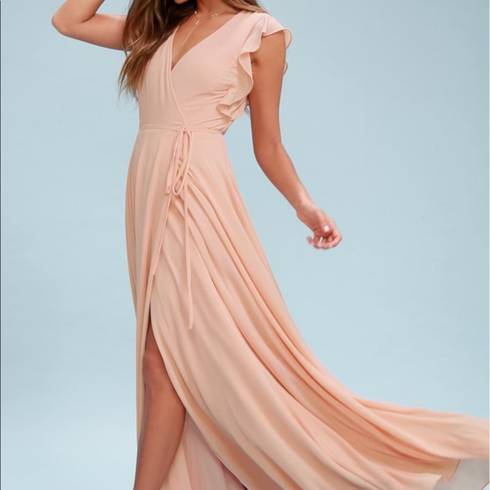 NWT Blush wrap dress